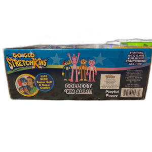 STRETCHKINS Go & Glo Playful Puppy Blue Plush - As Seen On TV - NEW - Kids Gift